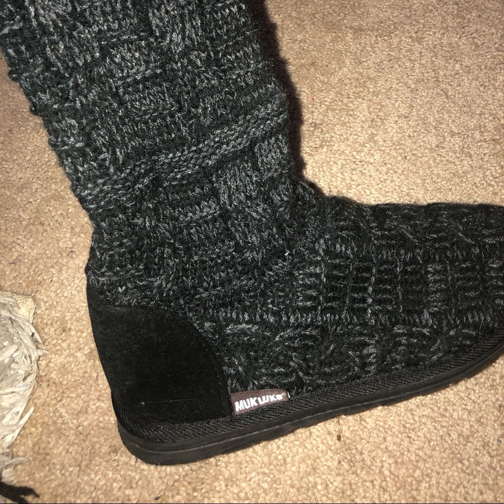 Tall mukluk boots